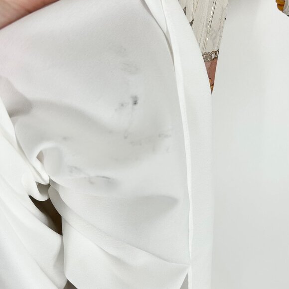 NWT Sandro Valldemossa Metallic Scarf Print Cutout Maxi Dress 36 - Picture 14 of 14